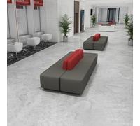Divano Curvo Modulare Circolare, Combinazione Libera Di Divani Creativi, Set Di Sedute a Onda Curva, Per Atrio Di Hotel, Ufficio, Scuola, Ristorante, Biblioteca, Sala D'Attesa 240 * 120cm