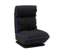 MARSGAMING MGC-THRONE, Divano Gaming Ergonomico, Base con Rotazione 360°, Schienale e Poggiatesta Regolabili, Schiuma Alta Densità, Design Versatile Pieghevole, Divano PC con Struttura Robusta, Blu