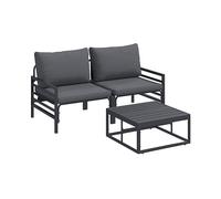 vidaXL Set di mobili da Esterno Perfetto per Il Tuo Giardino o Patio. Va benissimo per la terrazza, Il Balcone o Il Prato. Ideale Anche per Il Portico, Il Cortile o Il Giardino. Perfetto per rilassa