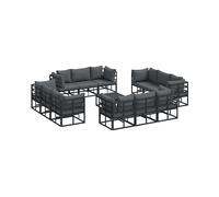 DIVANO DA GIARDINO VIDAXL Alluminio, 71x71.5x71.5 cm