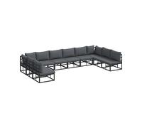DIVANO DA GIARDINO VIDAXL Alluminio, 71x71x71.5 cm