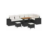 DIVANO DA GIARDINO VIDAXL Polyrattan, 71x90x55 cm