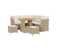 DIVANO DA GIARDINO VIDAXL Set di angolare per esterni, Polyrattan, 80x80x71 cm