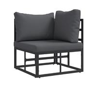DIVANO DA GIARDINO VIDAXL Set di Mobili da Esterno con Cuscino, Metallo, 71x71.5x71 cm