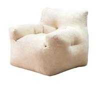 Divano da pavimento con braccioli, divano portatile a un posto con tasca laterale, design per camera da letto, soggiorno, balcone, casa, ufficio, perfetto per un comodo relax