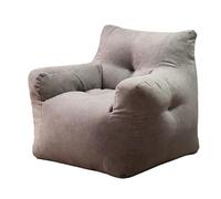 Divano da pavimento con braccioli, divano portatile a un posto con tasca laterale, design per camera da letto, soggiorno, balcone, casa, ufficio, perfetto per un comodo relax