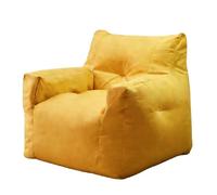 Divano da pavimento con braccioli, divano portatile a un posto con tasca laterale, design per camera da letto, soggiorno, balcone, casa, ufficio, perfetto per un comodo relax