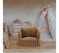 Divano delle bambole 1/12 in miniatura in scala per i micro paesaggi delle