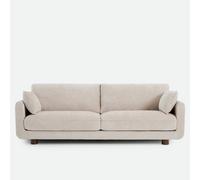 Divano dritto a 2, 3, 4 o 5 posti in ciniglia jacquard, EMILIO Grigio 4 posti