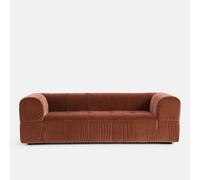 Divano dritto in velluto premium 3 posti, LIZZY Beige 3 posti