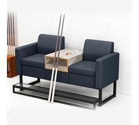 Divano ergonomico imbottito da biliardo spettatore, sedia a 2 posti con fessura per stecca da biliardo per sala giochi