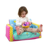 Divano gonfiabile 2 in 1 per bambini ufficiale Peppa Pig Flip Out Mini Sofa e poltrona letto pieghevole per camera da letto e sala giochi