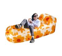 Divano gonfiabile - 240 x 70 cm - Sedia da spiaggia gonfiabile - Divano soffiaggio per campeggio | amaca da divano ad aria | Inflatables Air Lounger pratica per il campeggio piscina Booting Beach