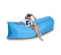 Divano gonfiabile da 200 cm, in poliestere, altezza 70 cm, diversi colori (nero, rosso, viola, verde, arancione, blu) - 1 pezzo
