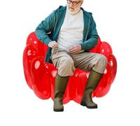 Divano Gonfiabile, Divano Gonfiabile, Divano Gonfiabile Portatile, Pouf, Divano Gonfiabile Esterno per Giochi, Feste, Soggiorno, Incontri Esterni