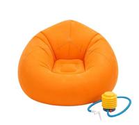 Divano Gonfiabile Divano Pieghevole Leggero Confortevole Lavabile | Divano Gonfiabile da Relax All'Aperto per Soggiorno Serate Cinema Viaggi Giardino Terrazza Balcone Interni Camera da Arancia