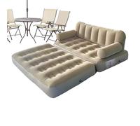 Divano Gonfiabile per Campeggio | con Testiera Valvola Antigoccia e | Soffa Gonfiabile per Esterno e Relax | per Interni Esterni Spiaggia Viaggio Escursionismo Gita Vacanza Festival Giardino Patio Cor