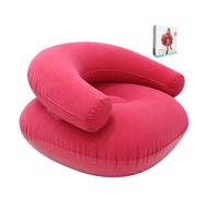 Divano Gonfiabile per Campeggio - Poltrona Pieghevole in Velluto Portatile | Poltrone Soffiato per Serata Cinema | per Soggiorno Camera Esterna Spiaggia Piscina Viaggi Stadio Serata Cinema Lettura E