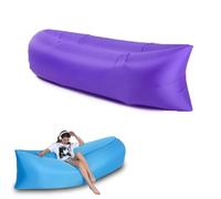 Divano gonfiabile, sedia a sdraio gonfiabile impermeabile, sedia da campeggio all'aperto, divano portatile, per campeggio, spiaggia, giardino, piscina, escursionismo, picnic (viola)