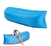 Divano gonfiabile, sedia a sdraio gonfiabile impermeabile, sedia da campeggio all'aperto, divano portatile, per campeggio, spiaggia, giardino, piscina, escursionismo, picnic (blu)