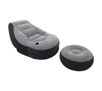 Divano Gonfiabile Singolo con Poggiapiedi - Sofa da Campeggio, Giardino, Relax