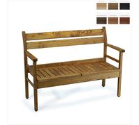 Divano in legno di frassino tinto due posti dimensioni 123x54xH90 cm peso 18 kg, tinto in 6 colori a scelta