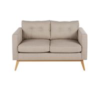 Divano in stile scandinavo a 2 posti beige chiné