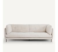 Divano in tweed, Botero Bianco 3 posti