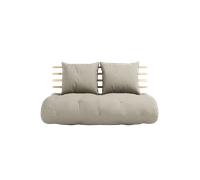 Divano Karup Design Shin Sano con Materasso 914 Lino/lacca Trasparente