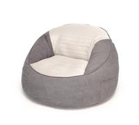 Divano Lazy Divano letto singolo in tessuto for piccolo soggiorno, camera da letto smontabile e lavabile(Blue,White)