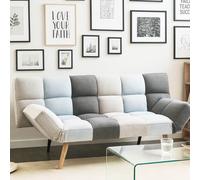 Divano letto 2 posti Vissland con braccioli regolabili Apertura Clic Clac Patchw