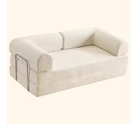 Divano letto a compressione, divano letto Loveseat, multifunzionale in memory foam, con braccioli, divano portatile per piccoli spazi
