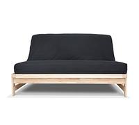 Divano letto A-Frame, Futon in cotone e fodera nera