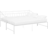 vidaXL Telaio Divano Letto Estraibile Bianco in Metallo 90x200 cm