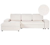 Divano letto angolare con contenitore bou ianco lato destro HRISEY