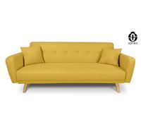 Divano letto clic clac in tessuto, divano 3 posti mod. Henry