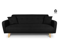 Divano letto clic clac in tessuto, divano 3 posti mod. Henry