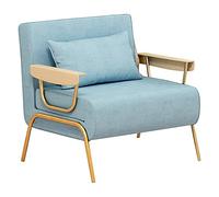 Divano letto con materasso in schiuma e schienale regolabile, sedia pieghevole per soggiorno, letto extra per gli ospiti