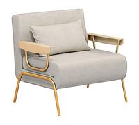 Divano letto con materasso in schiuma e schienale regolabile, sedia pieghevole per soggiorno, letto extra per gli ospiti