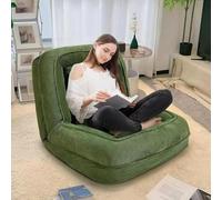 Divano letto convertibile Lazy - Letto per cani umano, regolabile in 5 posizioni, include 2 morbidi cuscini per camera da letto, soggiorno, ufficio