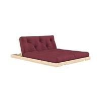 Divano letto Flip 140x200 Grezzo/710 Bordeaux