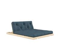 Divano letto Flip 140x200 grezzo/757 Blu petrolio