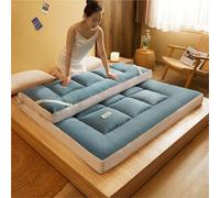 Divano Letto Futon,Letto Giapponese Pieghevole,Materasso Per Ospiti Da Pavimento,Futon Matrimoniale,Matrimoniale King Size,Materassino Portatile Per Dormitorio,Arrotolabile Da Viaggio E Campeggio(D,Qu