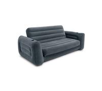 DIVANO LETTO GONFIABILE 2 POSTI INTEX COLORE GRIGIO 203X231X66 CM - COD. 66552NP