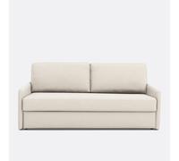 Divano letto in poliestere, schiuma HR premium, Marta Beige 2 posti