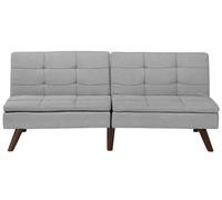 Divano letto in tessuto grigio chiaro Ronne