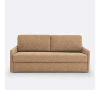 Divano letto in velluto, 2, 3 o 4 posti, comfort Bultex®, MARTA Marrone 2 posti