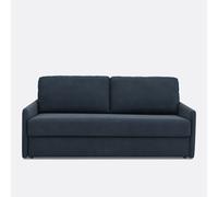 Divano-letto in velluto a coste sottili, Premium HR, Marta Blu 4 posti