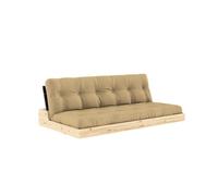 Divano Letto Karup Base Nero Notte/758 Beige Grano