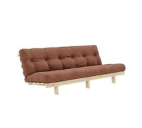 Divano Letto Karup Lean 130x200 Raw/759 Marrone Argilla